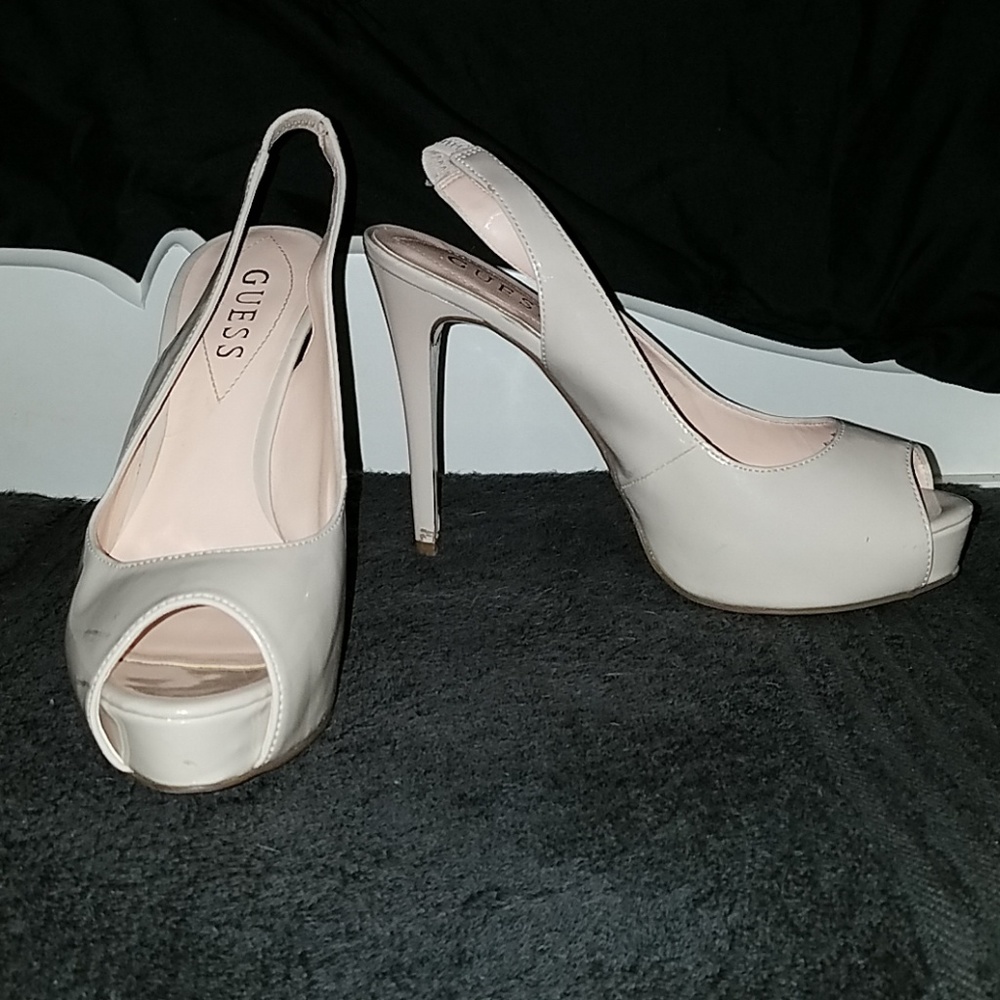 Nude Guess Heels